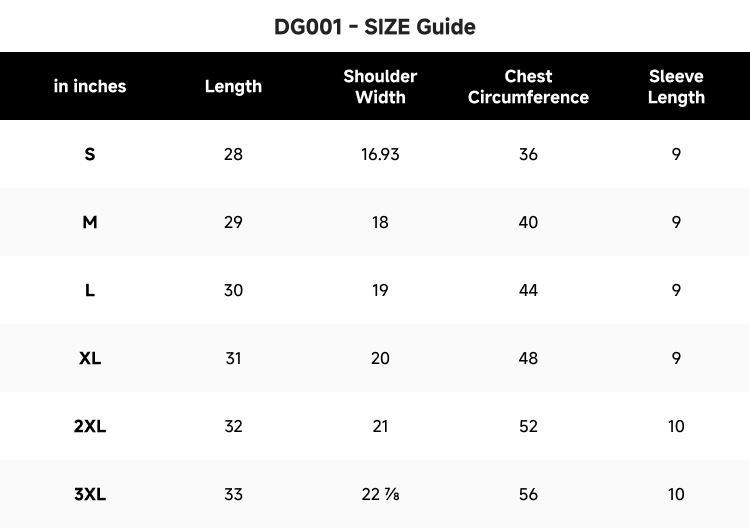 Size Guide