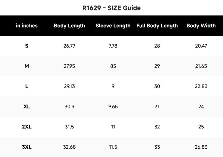 Size Guide