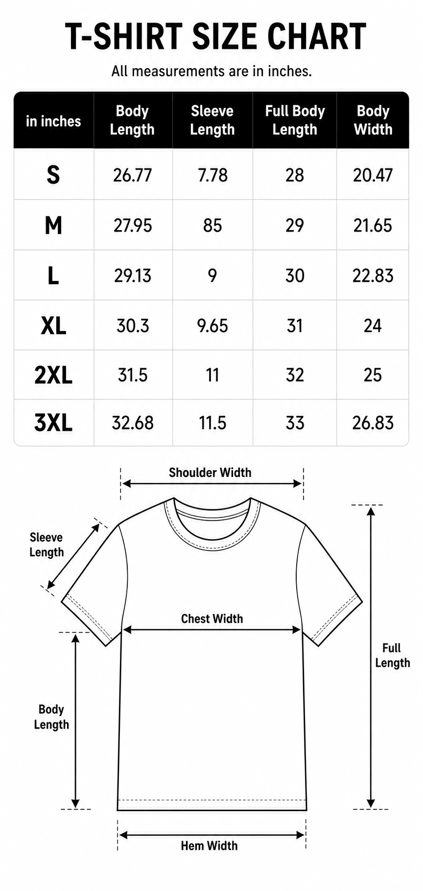 Size Guide